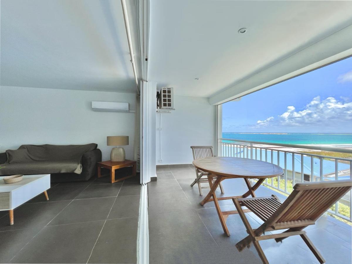 Grand studio 48m2 vue dominante sur la Baie Orientale Cul de Sac Extérieur photo