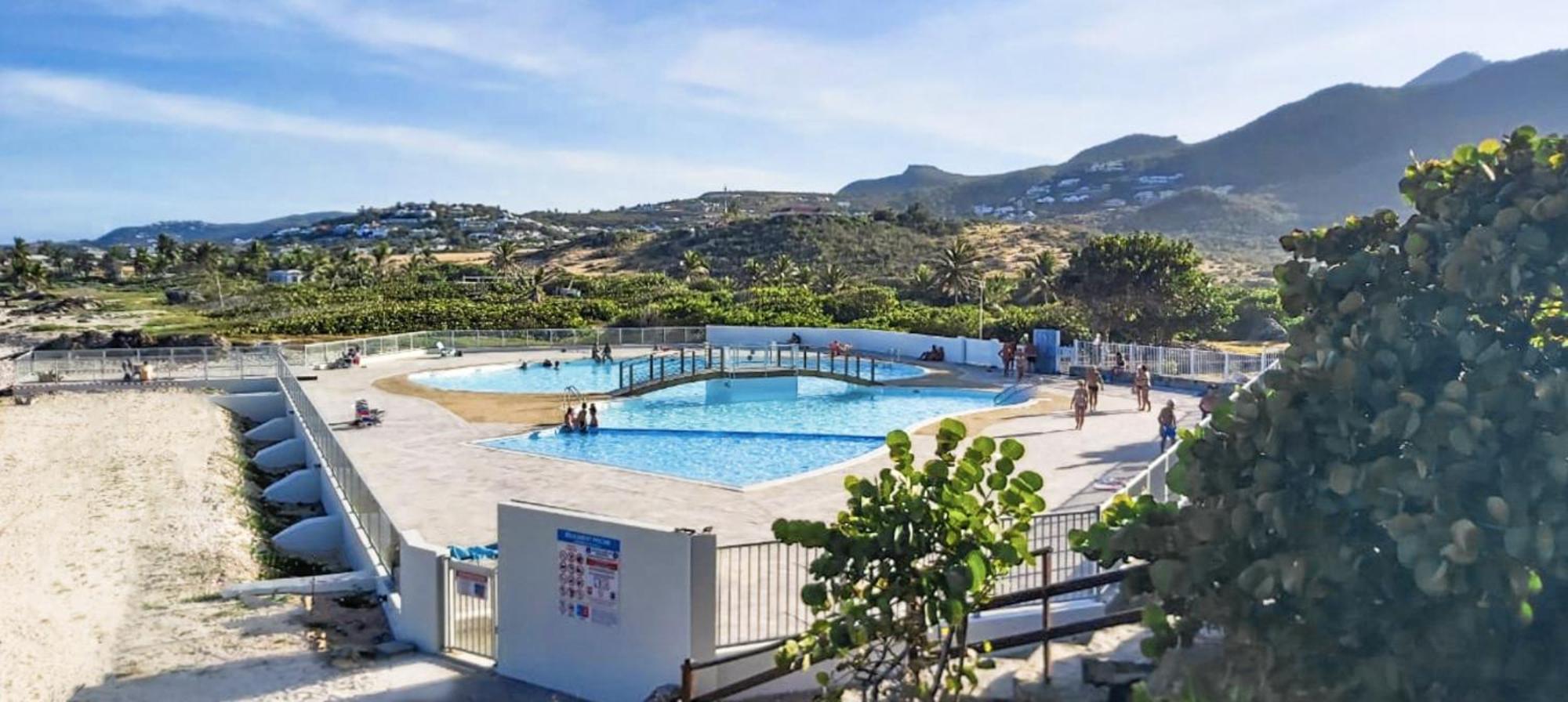 Grand studio 48m2 vue dominante sur la Baie Orientale Cul de Sac Extérieur photo