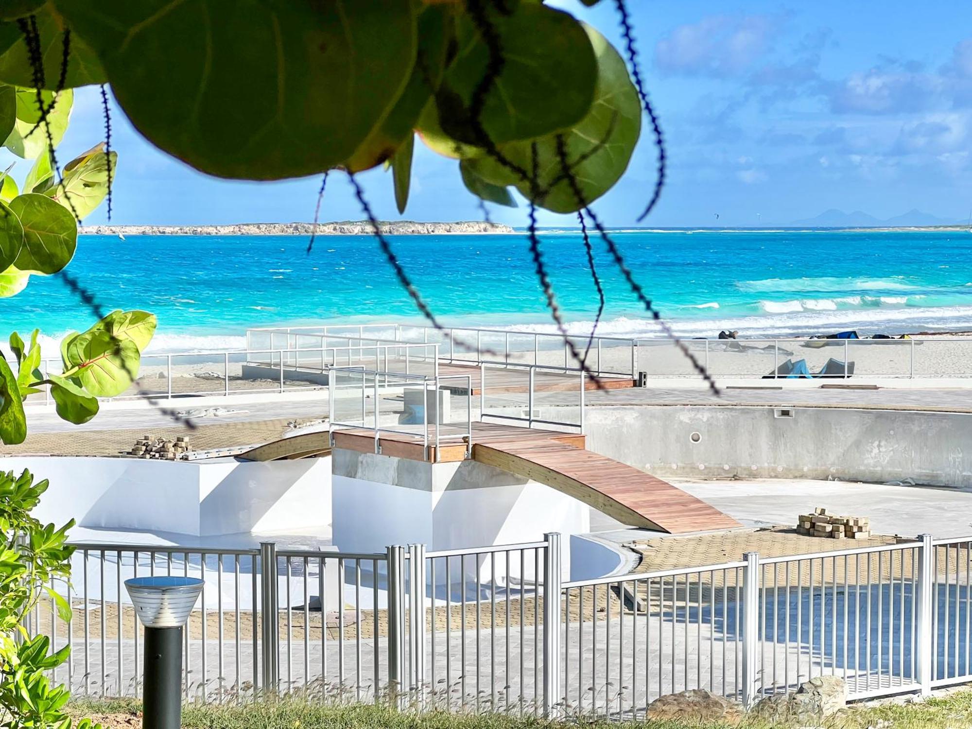 Grand studio 48m2 vue dominante sur la Baie Orientale Cul de Sac Extérieur photo