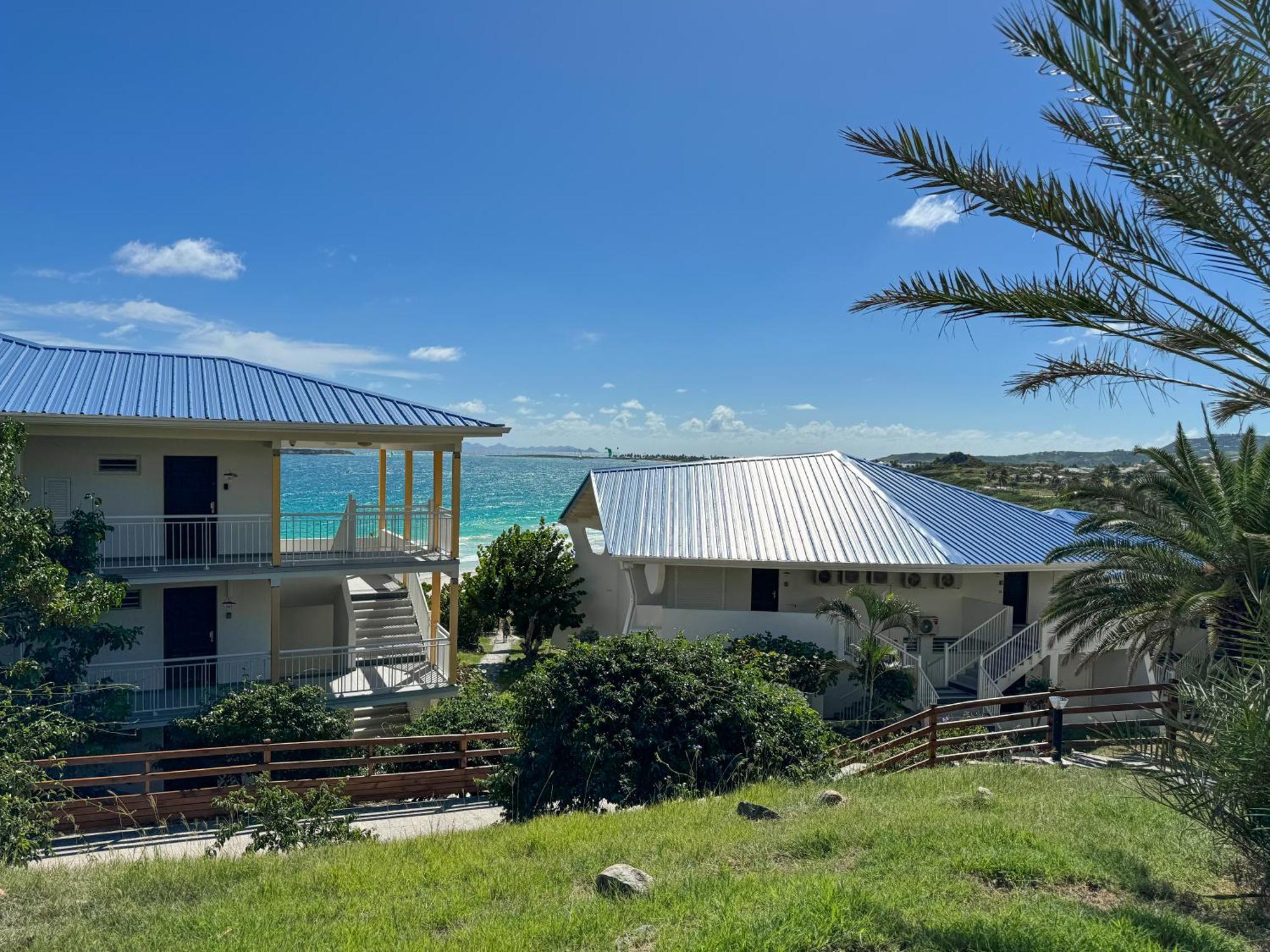 Grand studio 48m2 vue dominante sur la Baie Orientale Cul de Sac Extérieur photo