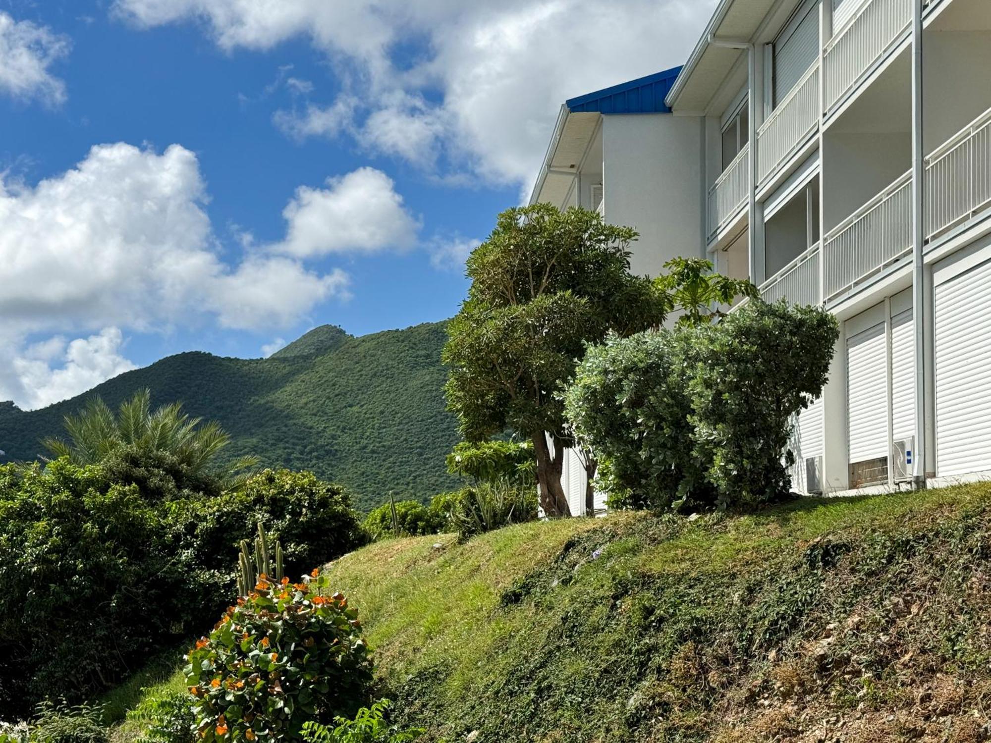 Grand studio 48m2 vue dominante sur la Baie Orientale Cul de Sac Extérieur photo